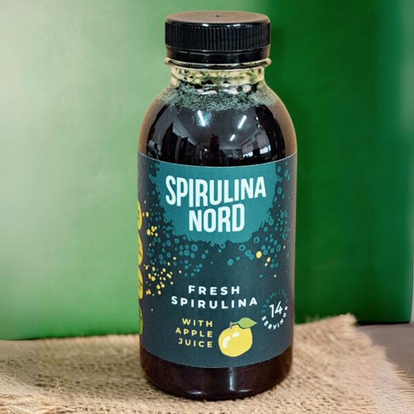 Fresh Spirulina with Apple Juice 14 Servings/330 ml (store in fridge)